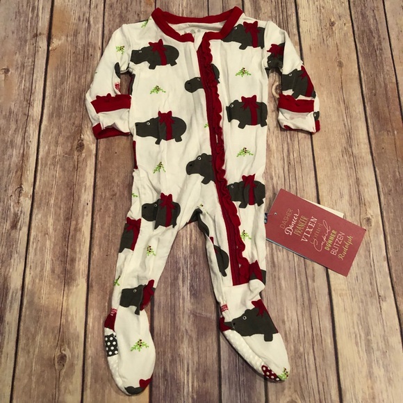 Kickee Pants Pajamas Kickee Hippo Present Poshmark